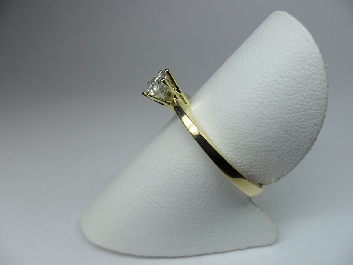 Solitaire 0.25 crt. Yellow Gold